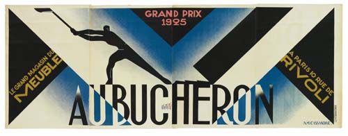 ADOLPHE MOURON CASSANDRE (1901-1968) AU BUCHERON. 1926. 59x161 inches. Hachard, Paris.